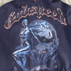 Godspeed Graphic Hoodie – Navy – Men’s 2XL – Limited Edition